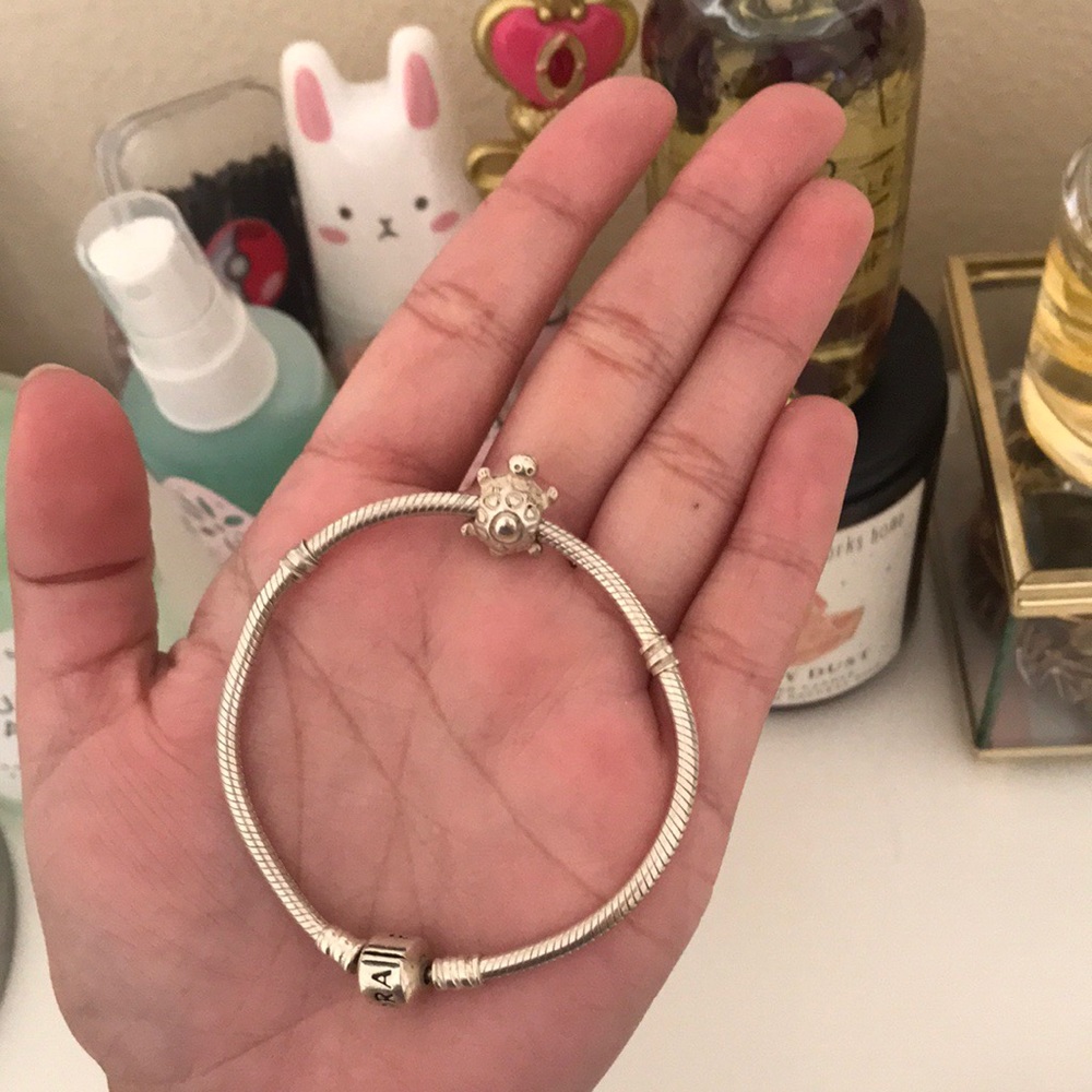 Pandora bracelet with charm ✨🐢